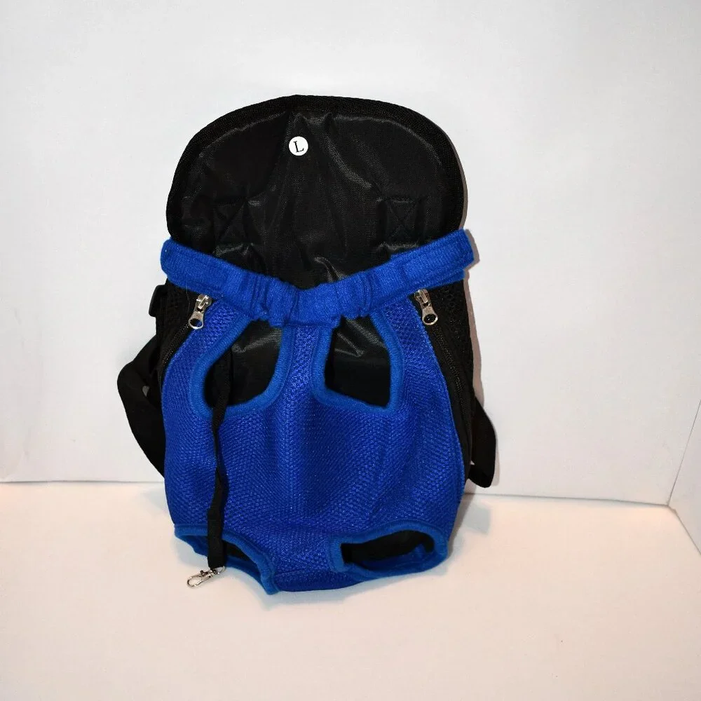 Yehenarn Pet Carrier Backpack Blue Large (Fits 10-18 pounds